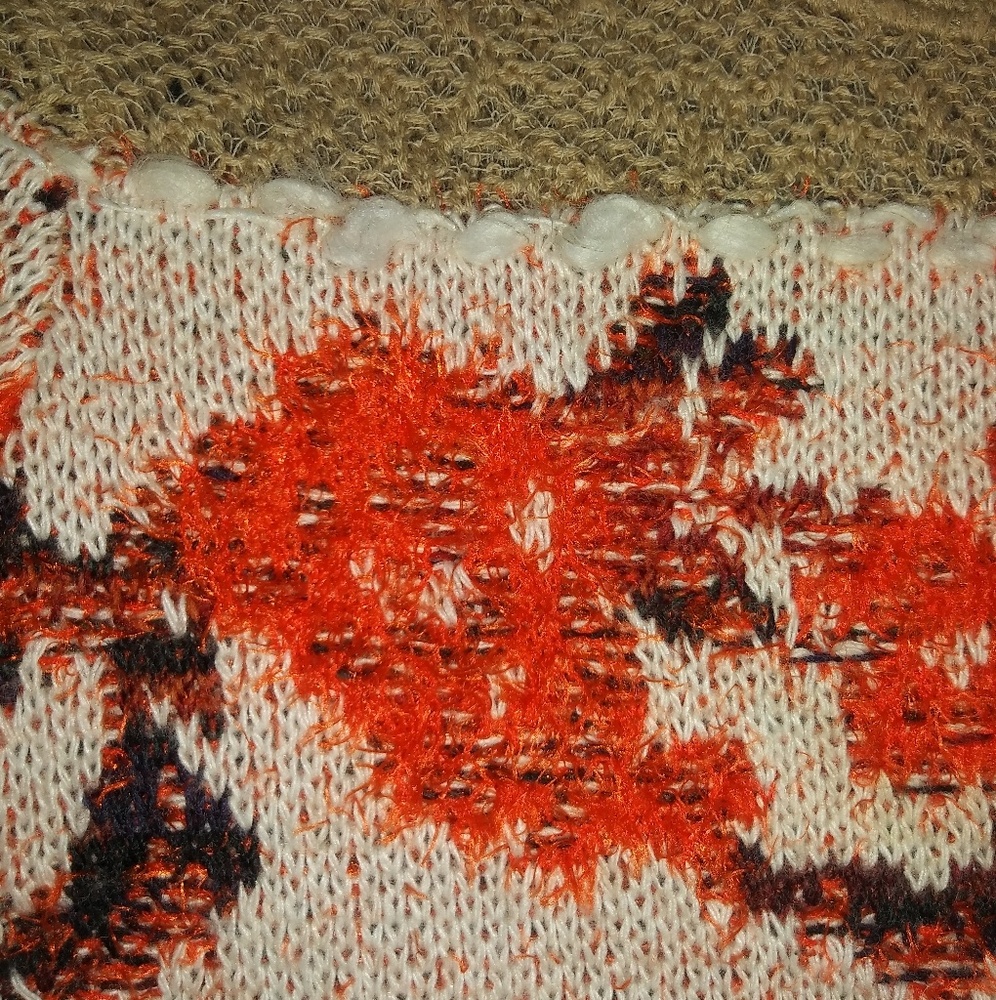 ANTHROPOLOGIE'S K & K BANDED BOUQUET SWEATER - Picture 5 of 8